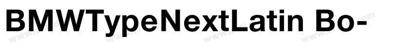 BMWTypeNextLatin Bo字体转换